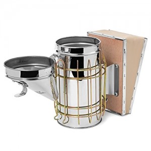 Best Bee Smokers - Honey Keeper Beehive Smoker with Heat Shield