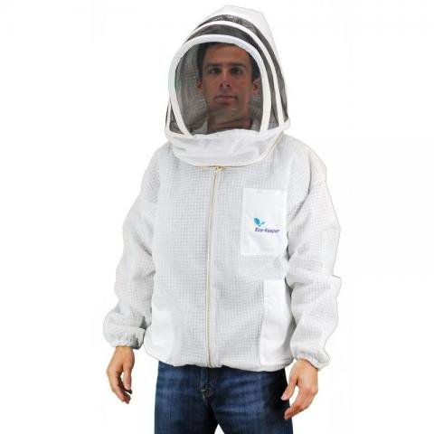 Eco-Keeper Premium Beekeeping Vented Jacket with Veil