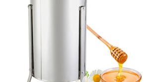 FoodKing 3 Frame Stainless Steel Manual Honey Extractor