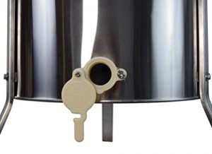 VIVO BEE-V004E Electric 4 Frame Stainless Steel Honey Extractor