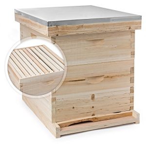 Best Bee Hive Boxes - Honey Keeper Beehive 20 Frame Complete Box Kit