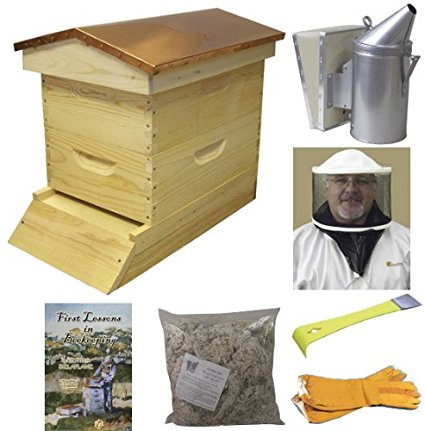 BuildaBeehive Garden Hive Beehive Starter Kit with Beekeeping Supplies