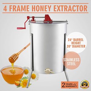 Succebuy 4 Frame Stainless Steel Honey Extractor