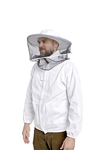 Best Beekeeping Veils - Foxhound Bee Company Adult Beekeeping Jacket with Round Veil and Hat