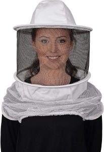 Best Beekeeping Veils - Humble Bee 210 Polycotton Beekeeping Veil with Round Hat
