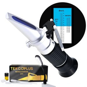 Best Honey Refractometers - TekcoPlus Optics Honey Sugar Moisture Brix Baume Refractometer