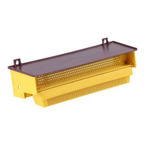 Best Pollen Traps - WALFRONT Beekeeping Plastic Pollen Trap Yellow with Removable Ventilated Pollen Tray