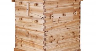 BestEquip Wooden Bee House