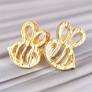 Best Vintage Bee Jewelry - Cute Bee Stud Earrings