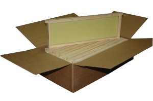 Best Bee Hive Frames for Sale - Mann Lake WW926 10-Pack Assembled Commercial Frames with Waxed Natural Rite-Cell Foundation