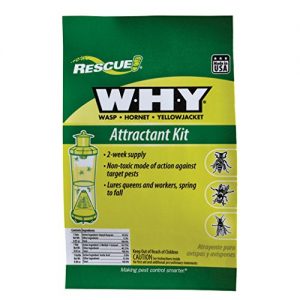 Best Yellow Jacket Traps - RESCUE WHYTA Why WaspHornetYellow Jacket Trap Attractant Kit