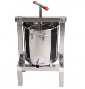Honey Press - Large Hand Crank Honey Press with Bucket, 10L