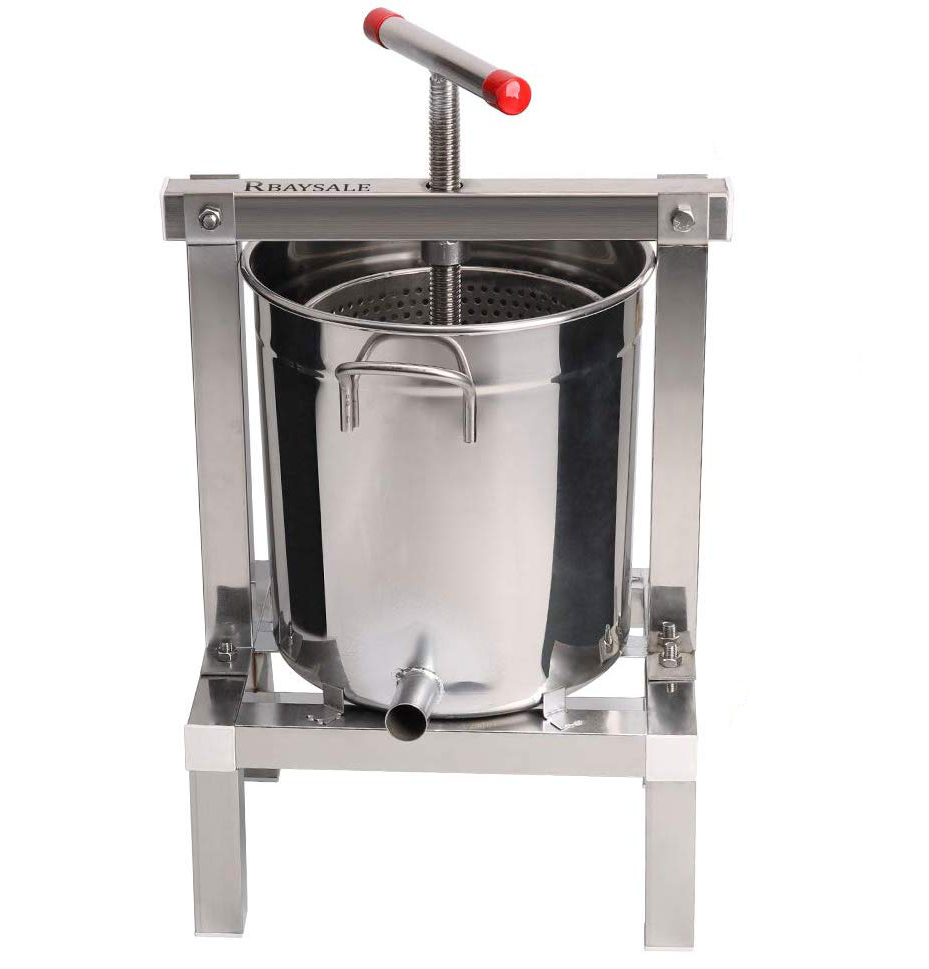 Harvest Honey Without an Extractor - Honey Press