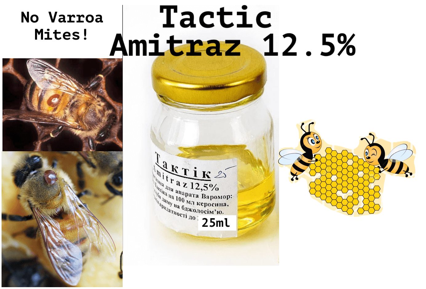 Taktic Amitraz Varroa Mite Treatment Review - BeeKeepClub