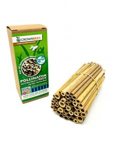 Mason Bee Nesting Materials - Pollinator Pack for Wild Bees