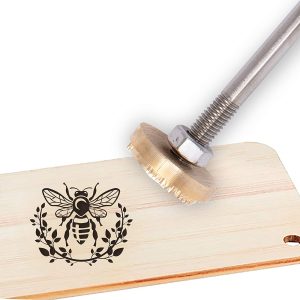 Best Beehive Branding Irons - SuperFindings Bees Pattern Brass Branding Iron