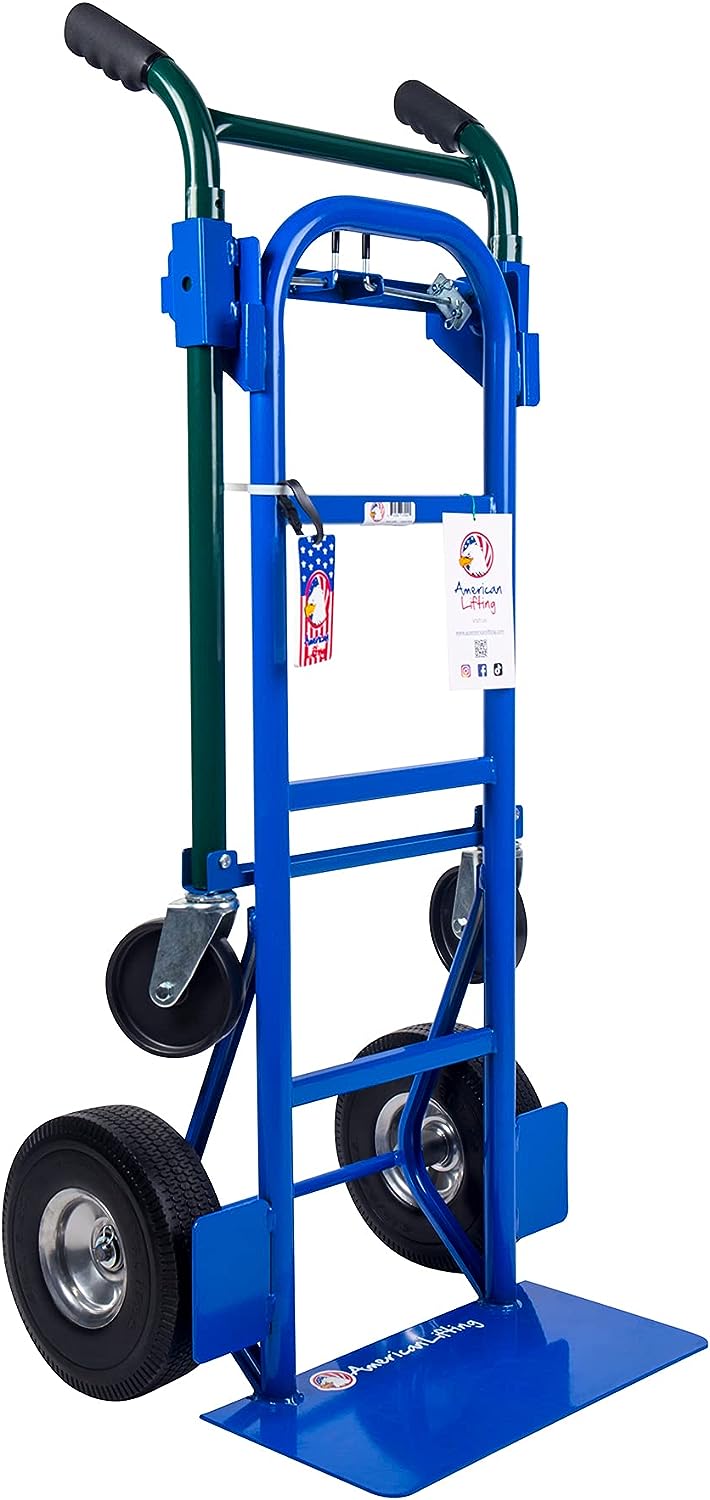 American Lifting Quick Change 4-in-1 Convertible Hand Truck & Cart