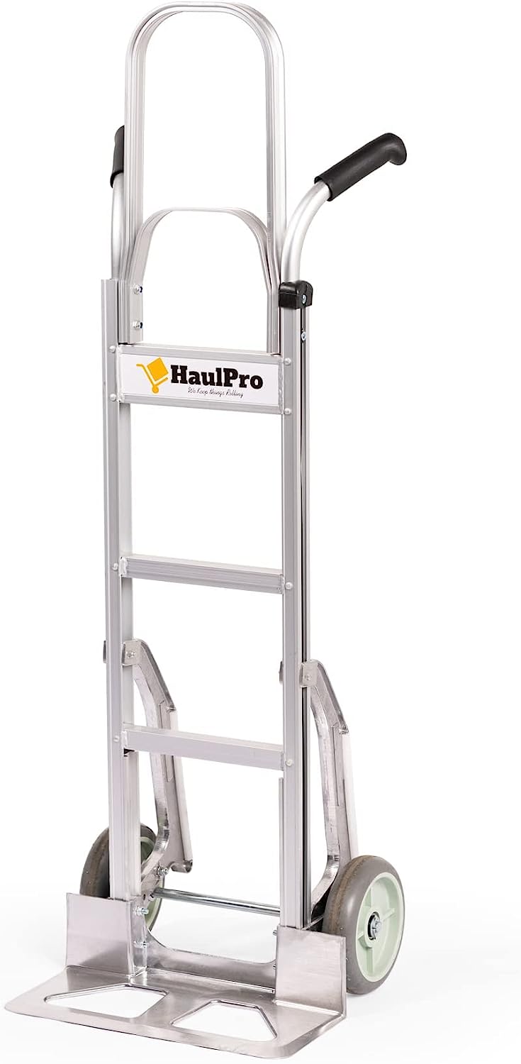 HaulPro Heavy Duty Double-Grip Handle Hand Truck