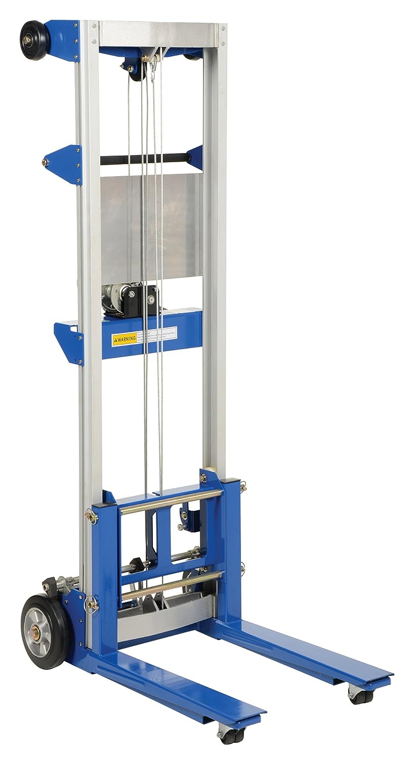 Best Beehive Lifting Equipment and Carts - Vestil A-LIFT-R Fixed Straddle Hand Winch Lift Truck